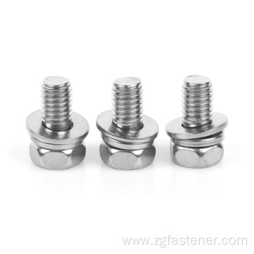 Stainless Steel Cross Recessed Pan Head Screws with Washers